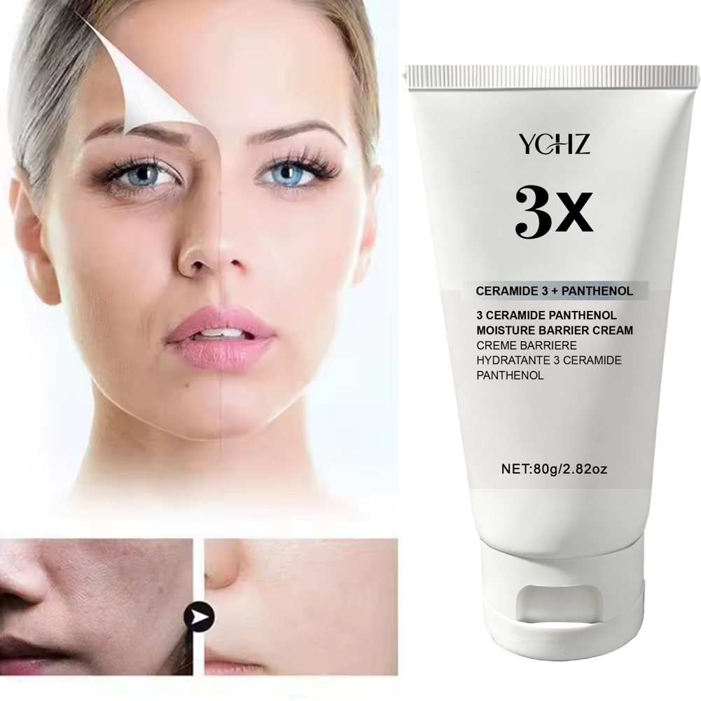 Ceramide Moisturizer - 3X Ceramide Panthenol Feuchtigkeitsbarriere-Creme, Geeignet für