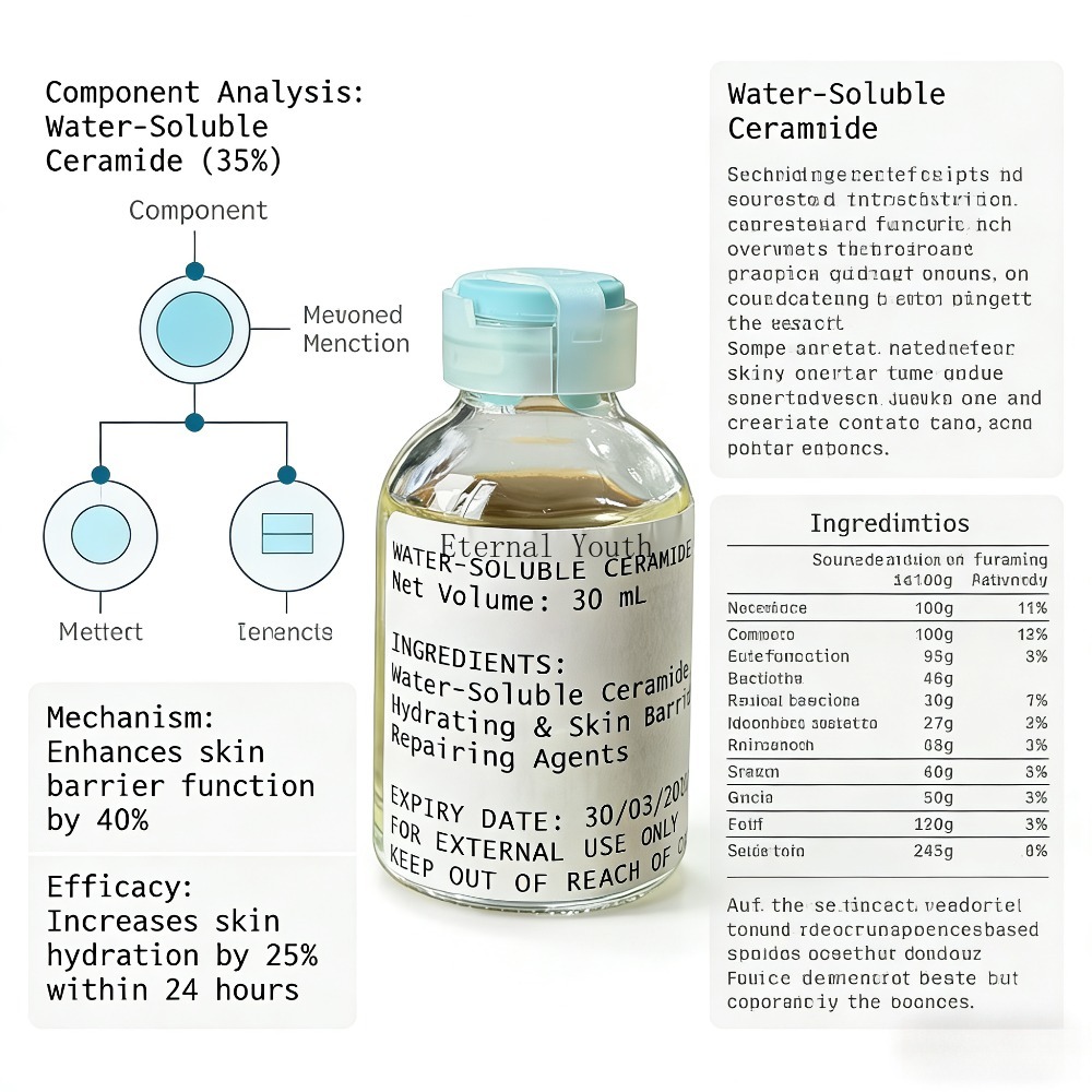 Ceramide Moisturizer - Wasserlöslicher Ceramid-Kosmetik-Rohstoff | Spanische Quelle, Anti-Aging,