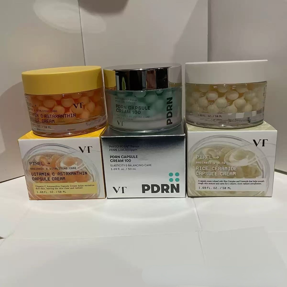Ceramide Moisturizer - VT 100.000ppm PDRN Kapselcreme, Reisceramid &