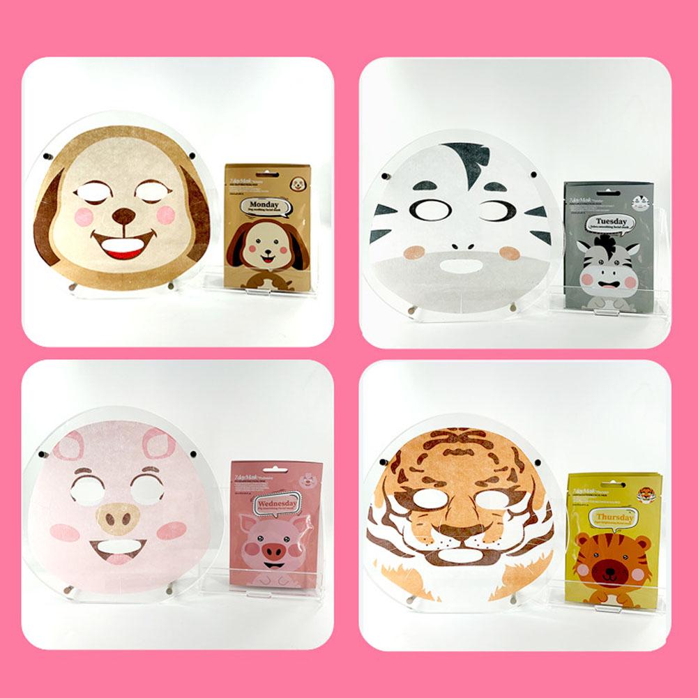 10PCSCute Cartoon Gesichtsmask – Skincare Animate Bewertung und Preis