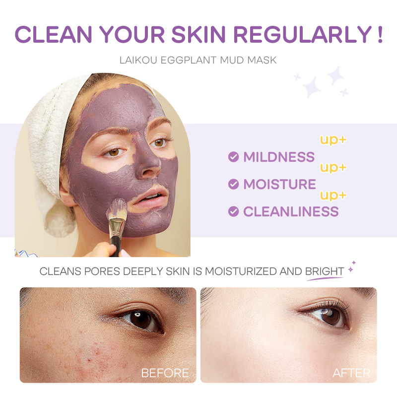 5 Stück LAIKOU Aubergine Schla – Bentonite Clay Mask Bewertung und Preis