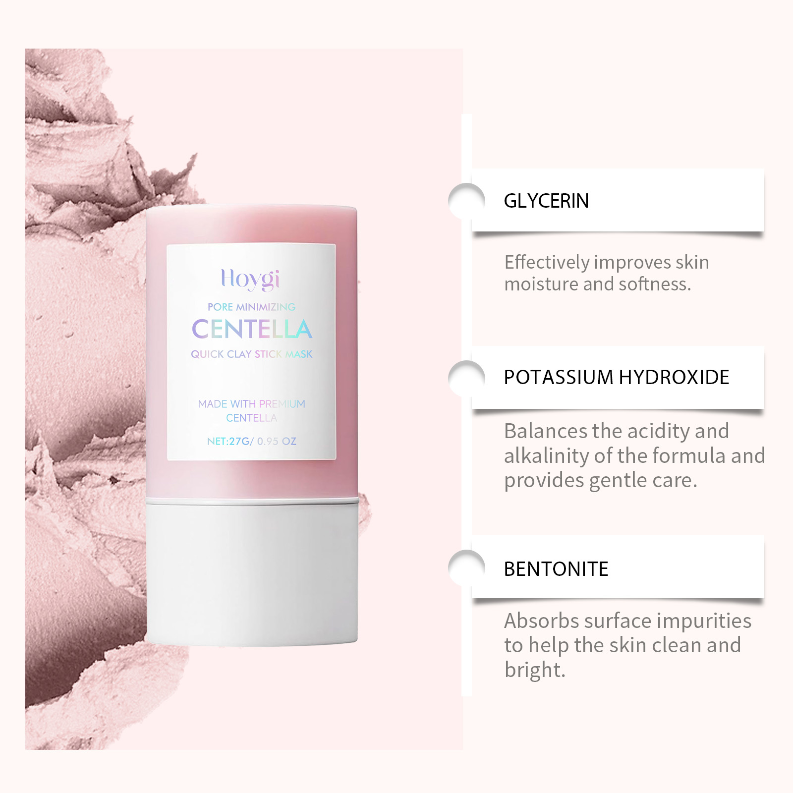 Centella Tonmasken-Stick Gesic – Bentonite Clay Mask Bewertung und Preis