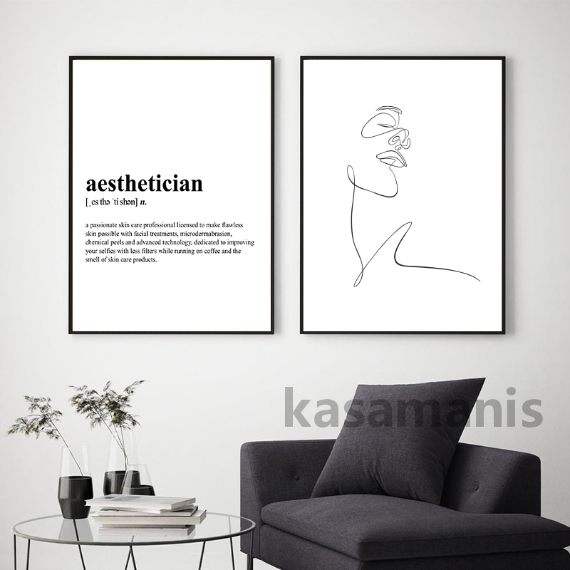 Kosmetikerin Definition Leinwa – Skincare Quote Bewertung und Preis
